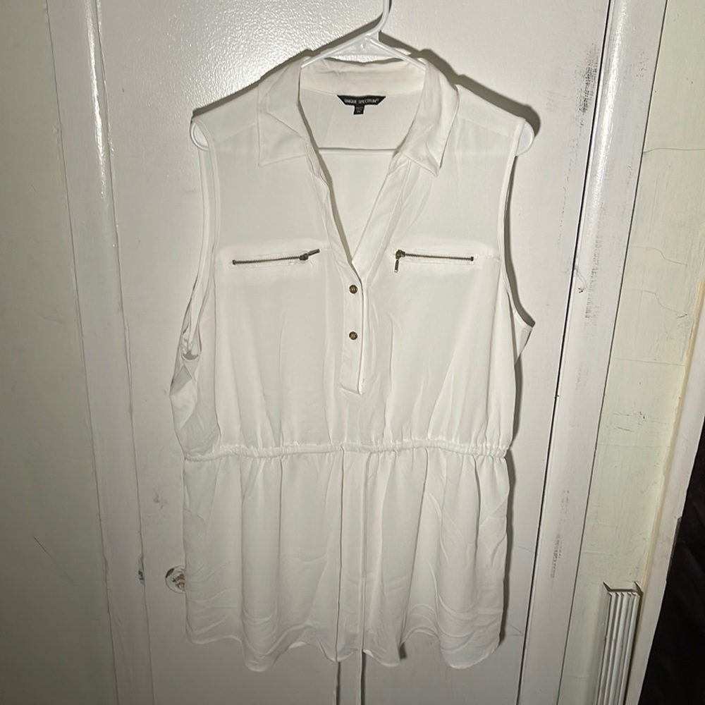 White thin blouse